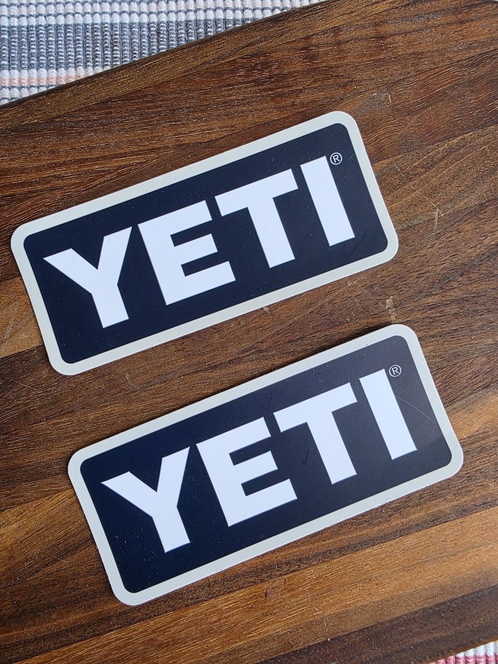 Yeti Logo Sticker Pair